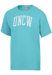 ComfortWash UNCW Seahawks Blue Garment Dyed Short Sleeve T Shirt