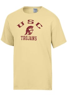 ComfortWash USC Trojans Yellow Garment Dyed Short Sleeve T Shirt