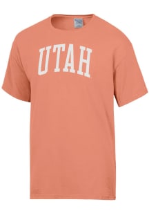 ComfortWash Utah Utes Orange Garment Dyed Short Sleeve T Shirt