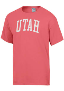 ComfortWash Utah Utes Pink Garment Dyed Short Sleeve T Shirt