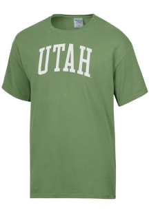 ComfortWash Utah Utes Green Garment Dyed Short Sleeve T Shirt