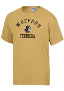 ComfortWash Wofford Terriers Yellow Garment Dyed Short Sleeve T Shirt