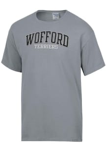 ComfortWash Wofford Terriers Grey Garment Dyed Short Sleeve T Shirt
