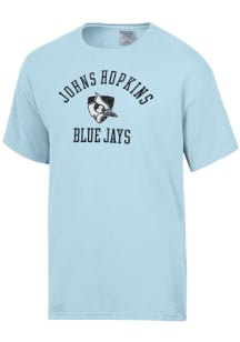 ComfortWash Johns Hopkins Blue Jays Blue Garment Dyed Short Sleeve T Shirt