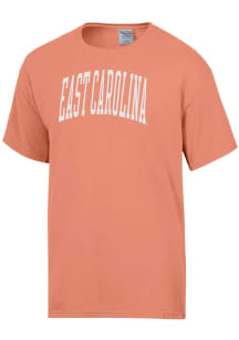 ComfortWash East Carolina Pirates Orange Garment Dyed Short Sleeve T Shirt