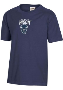 ComfortWash Howard Bison Youth Blue Garment Dyed Short Sleeve T-Shirt
