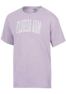 ComfortWash Florida A&amp;M Rattlers Purple Garment Dyed Short Sleeve T Shirt