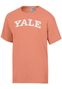 ComfortWash Yale Bulldogs Orange Garment Dyed Short Sleeve T Shirt