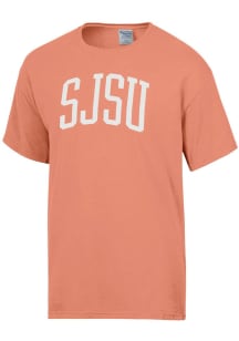 ComfortWash San Jose State Spartans Orange Garment Dyed Short Sleeve T Shirt
