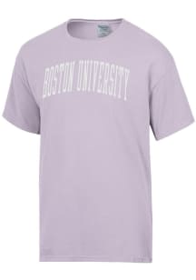 ComfortWash Boston Terriers Purple Garment Dyed Short Sleeve T Shirt