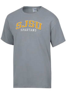 ComfortWash San Jose State Spartans Grey Garment Dyed Short Sleeve T Shirt