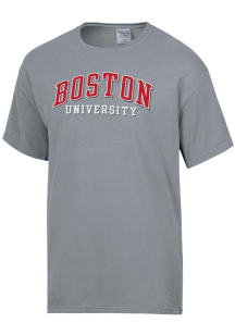 ComfortWash Boston Terriers Grey Garment Dyed Short Sleeve T Shirt