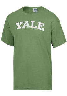 ComfortWash Yale Bulldogs Green Garment Dyed Short Sleeve T Shirt