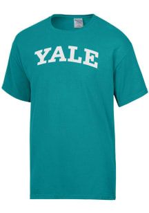 ComfortWash Yale Bulldogs Blue Garment Dyed Short Sleeve T Shirt