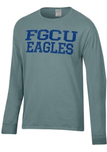 ComfortWash Florida Gulf Coast Eagles Green Garment Dyed Long Sleeve T Shirt
