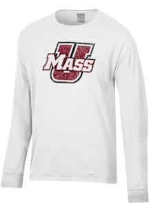 ComfortWash Massachusetts Minutemen White Garment Dyed Long Sleeve T Shirt