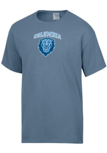 ComfortWash Columbia College Cougars Blue Garment Dyed Short Sleeve T Shirt