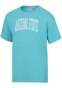 ComfortWash Arizona State Sun Devils Teal Garment Dyed Short Sleeve T Shirt