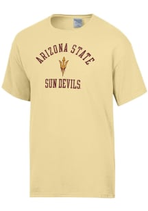 ComfortWash Arizona State Sun Devils Yellow Garment Dyed Short Sleeve T Shirt