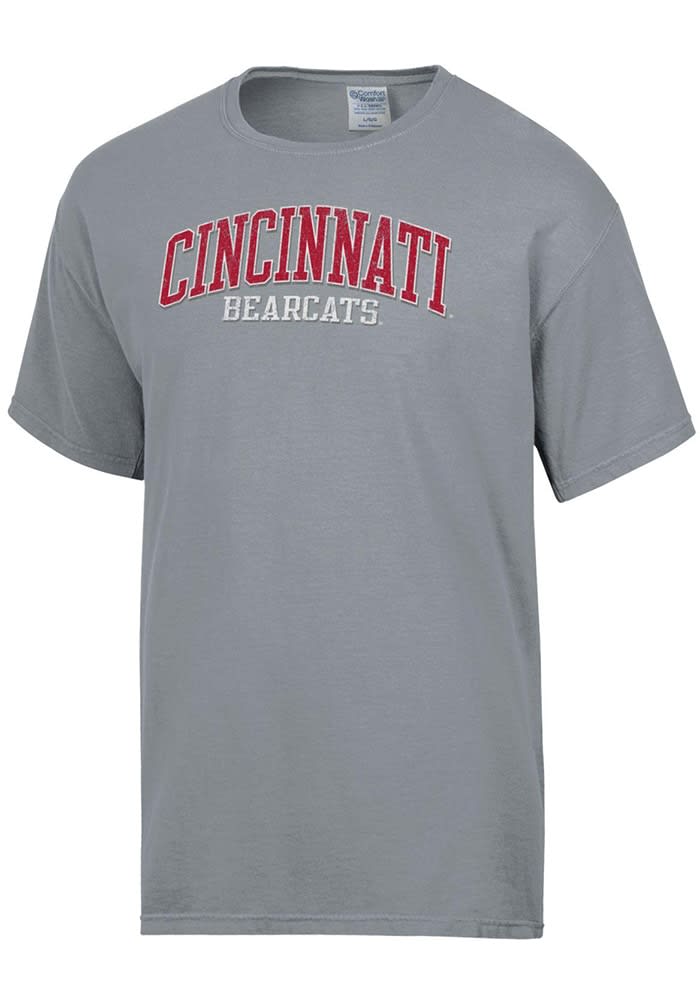 ComfortWash Cincinnati Bearcats Charcoal Garment Dyed Short Sleeve T Shirt