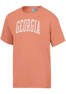 ComfortWash Georgia Bulldogs Orange Garment Dyed Short Sleeve T Shirt