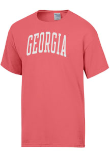 ComfortWash Georgia Bulldogs Orange Garment Dyed Short Sleeve T Shirt