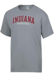 Indiana Hoosiers Charcoal ComfortWash Garment Dyed Short Sleeve T Shirt