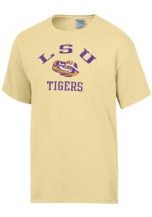 ComfortWash LSU Tigers Yellow Garment Dyed Short Sleeve T Shirt