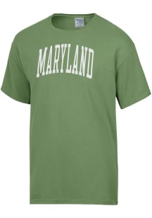 ComfortWash Maryland Terrapins Green Garment Dyed Short Sleeve T Shirt