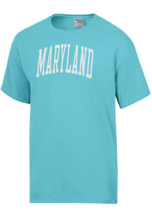 ComfortWash Maryland Terrapins Teal Garment Dyed Short Sleeve T Shirt