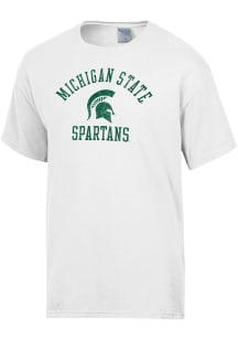 Michigan State Spartans White ComfortWash Garment Dyed Short Sleeve T Shirt