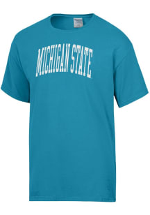 Michigan State Spartans Blue ComfortWash Garment Dyed Short Sleeve T Shirt