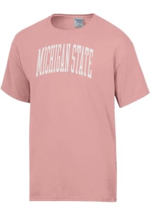 Michigan State Spartans Pink ComfortWash Garment Dyed Short Sleeve T Shirt