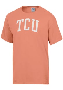 ComfortWash TCU Horned Frogs Orange Garment Dyed Short Sleeve T Shirt