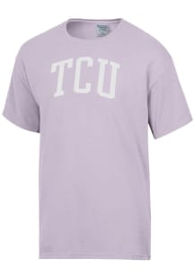 ComfortWash TCU Horned Frogs Purple Garment Dyed Short Sleeve T Shirt