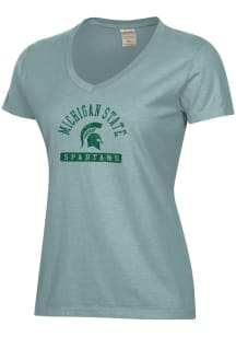 Michigan State Spartans Green ComfortWash Garment Dyed Short Sleeve T-Shirt