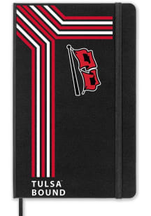 Tulsa Golden Hurricane School Bound team logo Notebook and Folder - Black