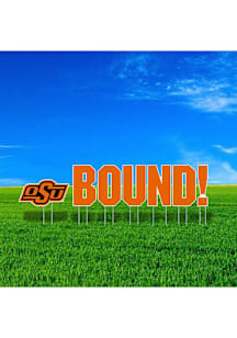 Oklahoma State Cowboys Large Bound Yard Sign - Orange