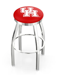 Houston Cougars Chrome Pub Stool - Silver