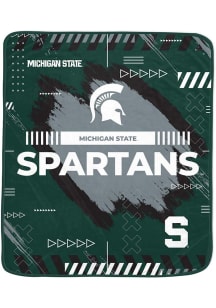 Green Michigan State Spartans Game tech 60 x 72 Fleece Blanket