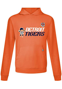 Levelwear Detroit Tigers Mens Orange Relay 8-Bit Baseball Hood