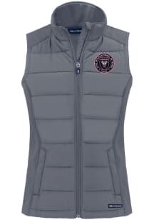 Cutter and Buck Inter Miami CF Womens Graphite Evoke Vest