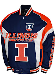 Illinois Fighting Illini Driven Cotton Twill Heavyweight Jacket - Orange