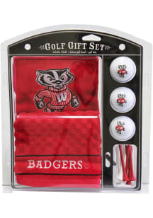 Red Wisconsin Badgers Embroidered Golf Towel