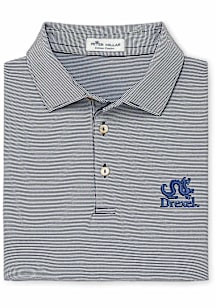 Drexel Dragons Mens Navy Blue Jubilee Short Sleeve Fashion Polo