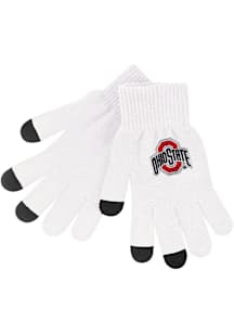 Ohio State Buckeyes LogoFit iText Mens Gloves - White