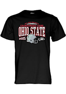 Ohio State Buckeyes Black Big Ten Football Championship Bound Short Sleeve T Shirt