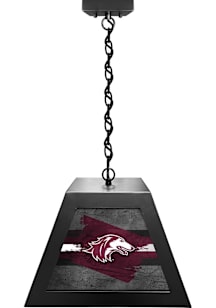 Southern Illinois Salukis Pendant Black Billiard Lamp