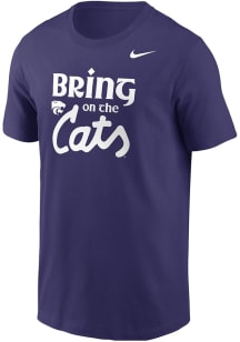 K-State Wildcats Purple Nike Aer Lingus College Football Classic Short Sleeve T Shirt