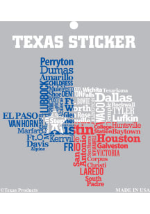 Texas State shape Stickers